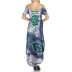 New Zealand Warriors NAIDOC Week 2026 Summer Maxi Dress First Nations of Australia Aboriginal Mascot Rugby