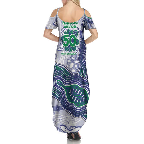 New Zealand Warriors NAIDOC Week 2026 Summer Maxi Dress First Nations of Australia Aboriginal Mascot Rugby