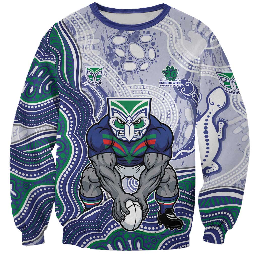 New Zealand Warriors NAIDOC Week 2026 Sweatshirt First Nations of Australia Aboriginal Mascot Rugby