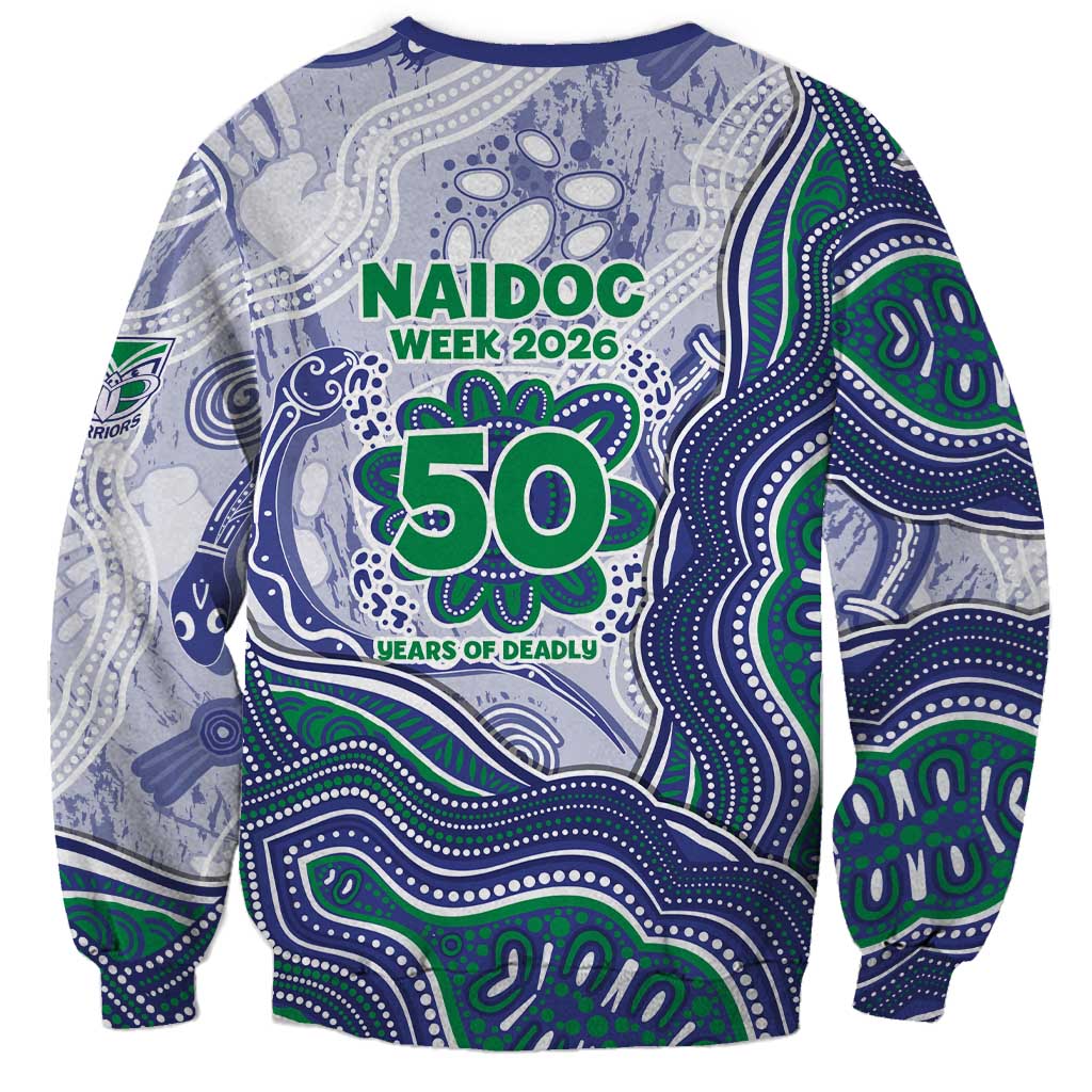 New Zealand Warriors NAIDOC Week 2026 Sweatshirt First Nations of Australia Aboriginal Mascot Rugby
