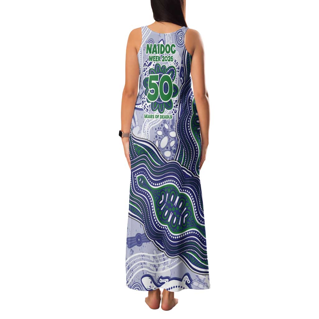 New Zealand Warriors NAIDOC Week 2026 Tank Maxi Dress First Nations of Australia Aboriginal Mascot Rugby
