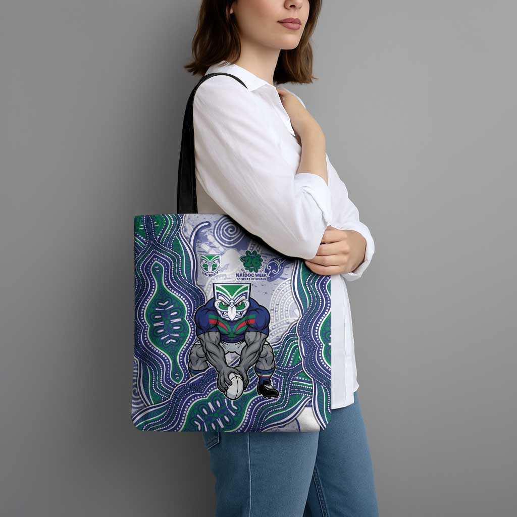 New Zealand Warriors NAIDOC Week 2026 Tote Bag First Nations of Australia Aboriginal Mascot Rugby