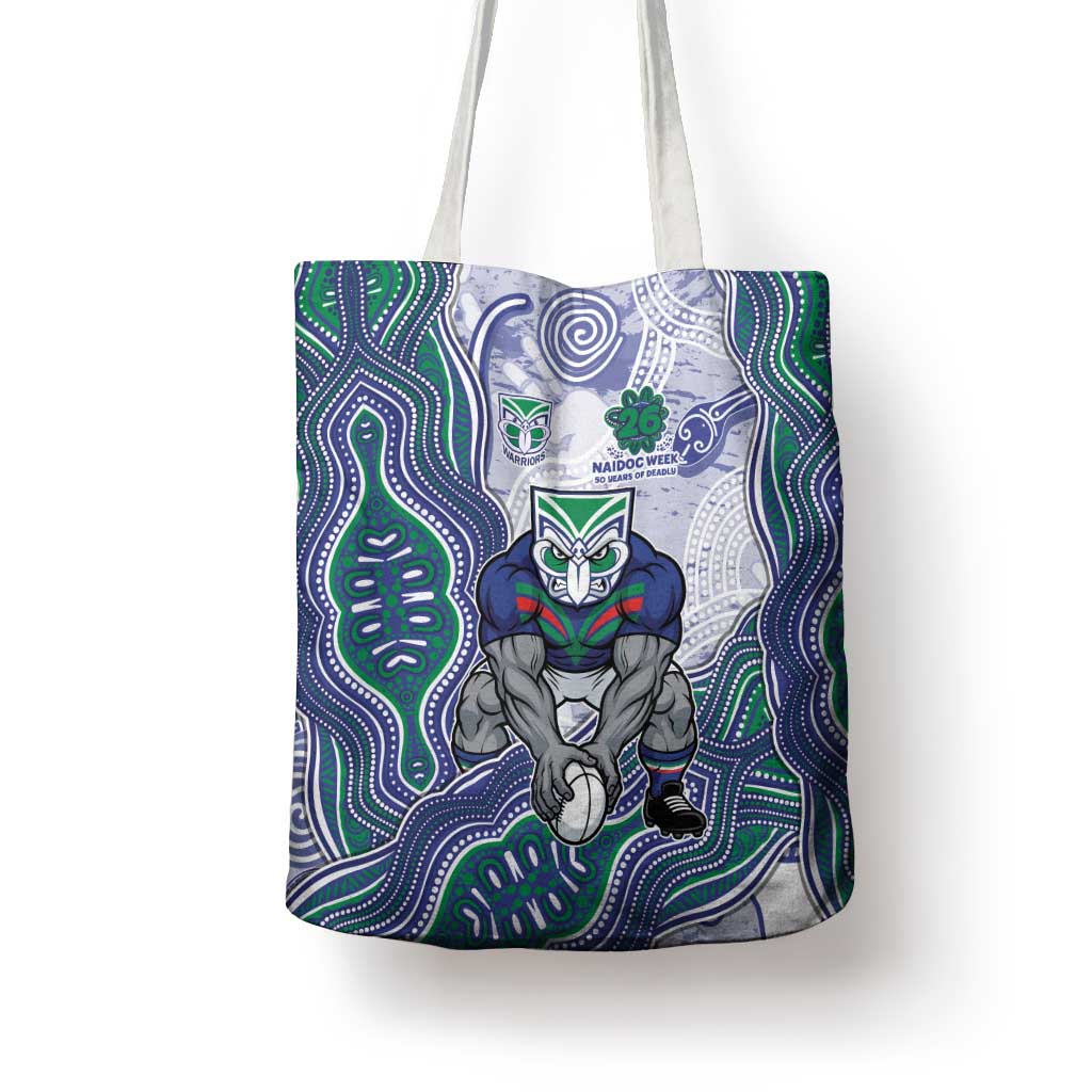 New Zealand Warriors NAIDOC Week 2026 Tote Bag First Nations of Australia Aboriginal Mascot Rugby