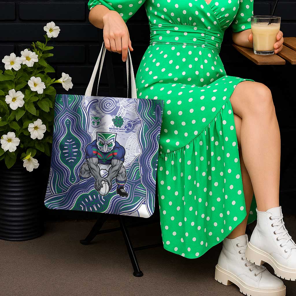 New Zealand Warriors NAIDOC Week 2026 Tote Bag First Nations of Australia Aboriginal Mascot Rugby