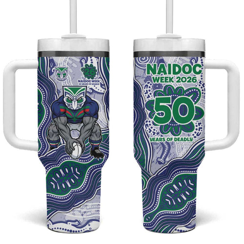 New Zealand Warriors NAIDOC Week 2026 Tumbler With Handle First Nations of Australia Aboriginal Mascot Rugby