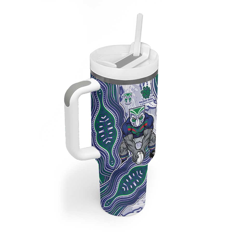New Zealand Warriors NAIDOC Week 2026 Tumbler With Handle First Nations of Australia Aboriginal Mascot Rugby