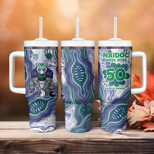New Zealand Warriors NAIDOC Week 2026 Tumbler With Handle First Nations of Australia Aboriginal Mascot Rugby