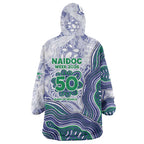 New Zealand Warriors NAIDOC Week 2026 Wearable Blanket Hoodie First Nations of Australia Aboriginal Mascot Rugby