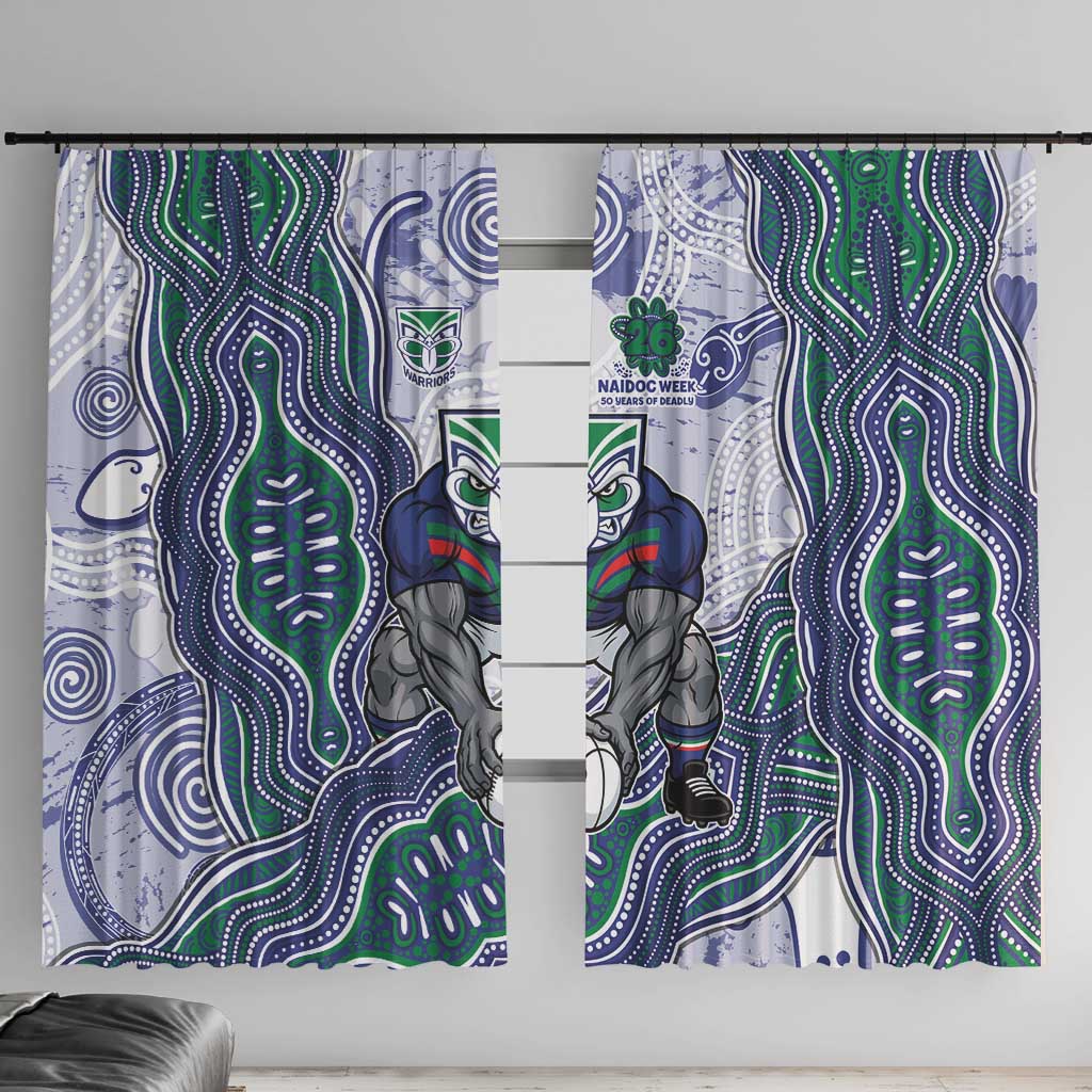 New Zealand Warriors NAIDOC Week 2026 Window Curtain First Nations of Australia Aboriginal Mascot Rugby