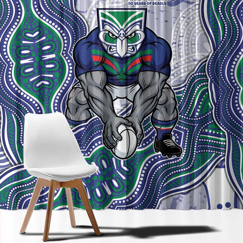 New Zealand Warriors NAIDOC Week 2026 Window Curtain First Nations of Australia Aboriginal Mascot Rugby