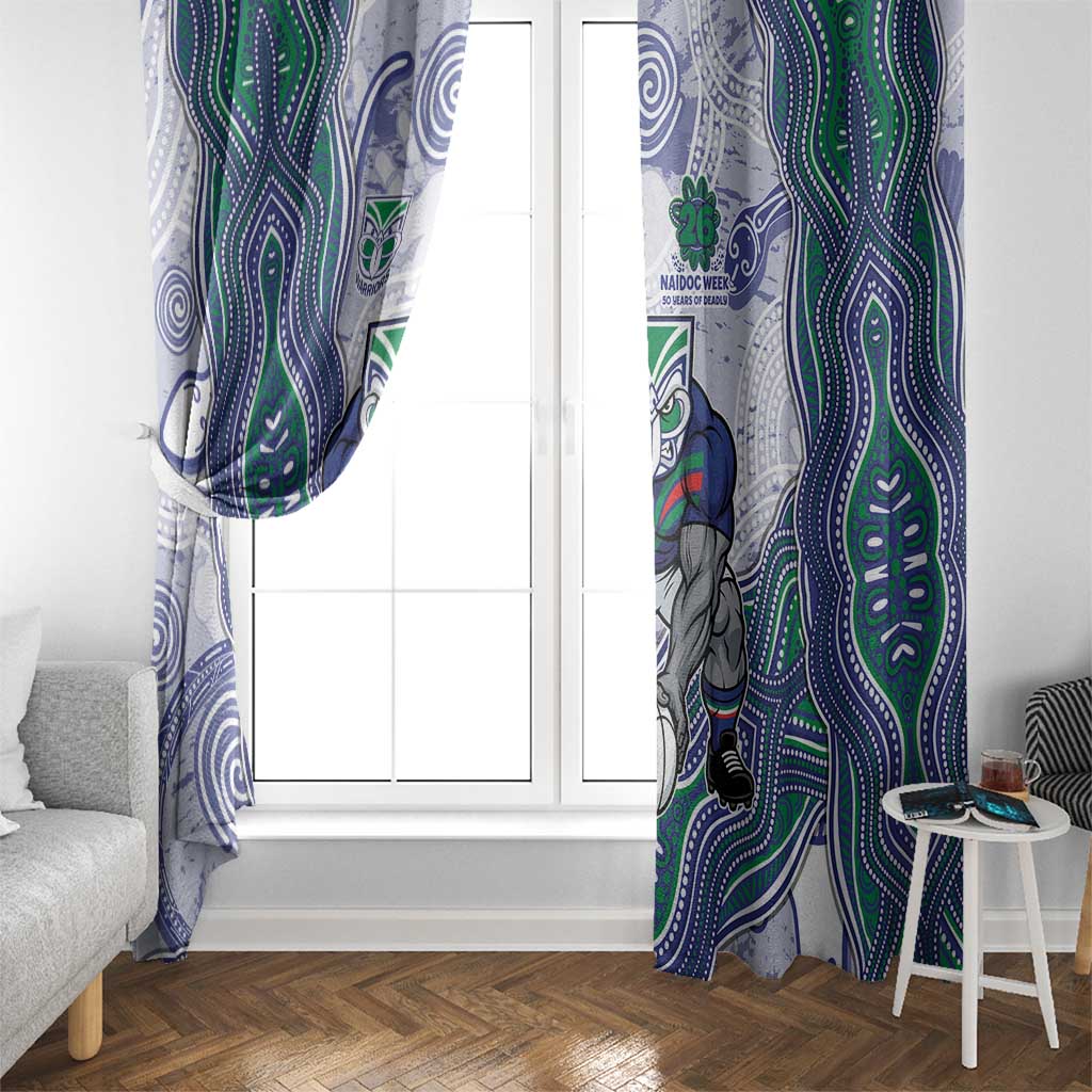 New Zealand Warriors NAIDOC Week 2026 Window Curtain First Nations of Australia Aboriginal Mascot Rugby