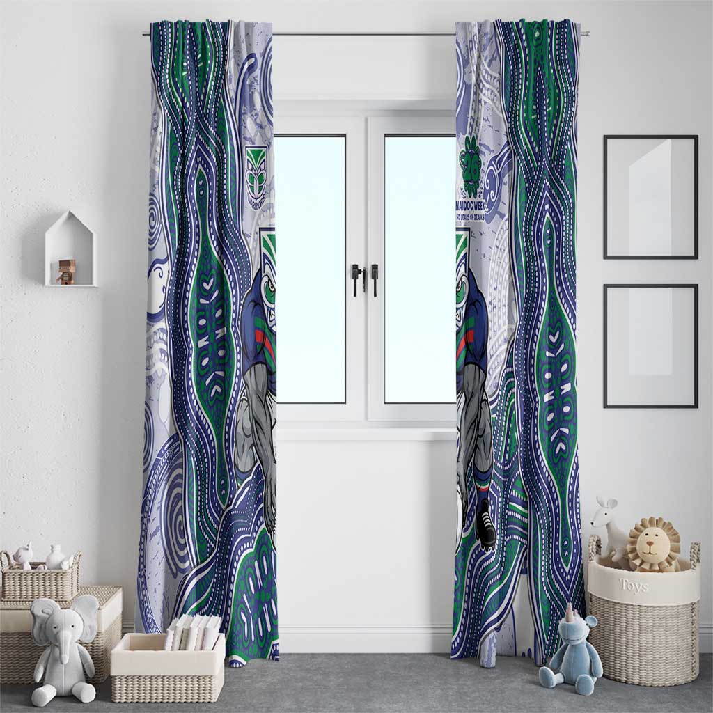 New Zealand Warriors NAIDOC Week 2026 Window Curtain First Nations of Australia Aboriginal Mascot Rugby