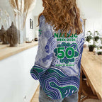 New Zealand Warriors NAIDOC Week 2026 Women Casual Shirt First Nations of Australia Aboriginal Mascot Rugby
