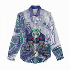 New Zealand Warriors NAIDOC Week 2026 Women Casual Shirt First Nations of Australia Aboriginal Mascot Rugby