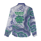 New Zealand Warriors NAIDOC Week 2026 Women Casual Shirt First Nations of Australia Aboriginal Mascot Rugby