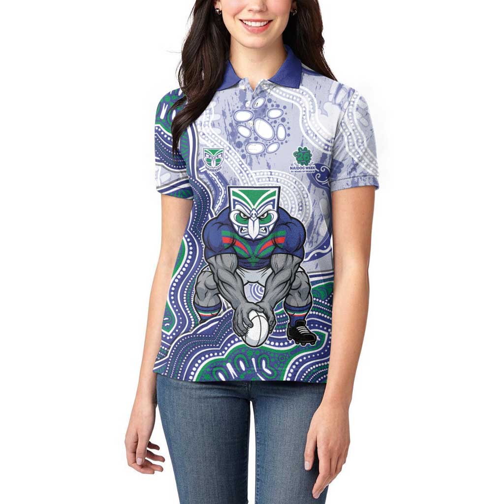 New Zealand Warriors NAIDOC Week 2026 Women Polo Shirt First Nations of Australia Aboriginal Mascot Rugby