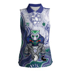 New Zealand Warriors NAIDOC Week 2026 Women Sleeveless Polo Shirt First Nations of Australia Aboriginal Mascot Rugby