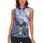 New Zealand Warriors NAIDOC Week 2026 Women Sleeveless Polo Shirt First Nations of Australia Aboriginal Mascot Rugby