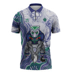 New Zealand Warriors NAIDOC Week 2026 Zipper Polo Shirt First Nations of Australia Aboriginal Mascot Rugby