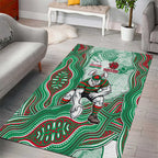 South Sydney Rabbitohs NAIDOC Week 2026 Area Rug First Nations of Australia Aboriginal Mascot Rugby