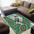 South Sydney Rabbitohs NAIDOC Week 2026 Area Rug First Nations of Australia Aboriginal Mascot Rugby