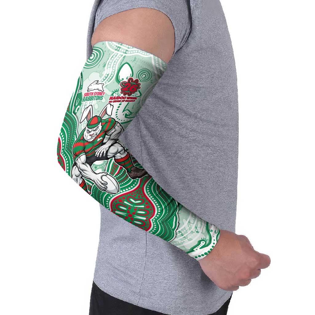 South Sydney Rabbitohs NAIDOC Week 2026 Arm Sleeves First Nations of Australia Aboriginal Mascot Rugby