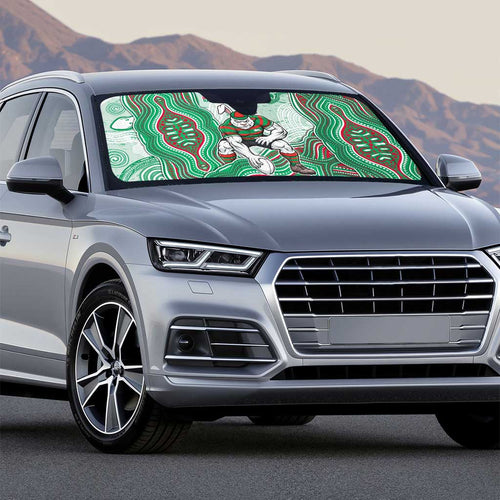 South Sydney Rabbitohs NAIDOC Week 2026 Auto Sun Shade First Nations of Australia Aboriginal Mascot Rugby