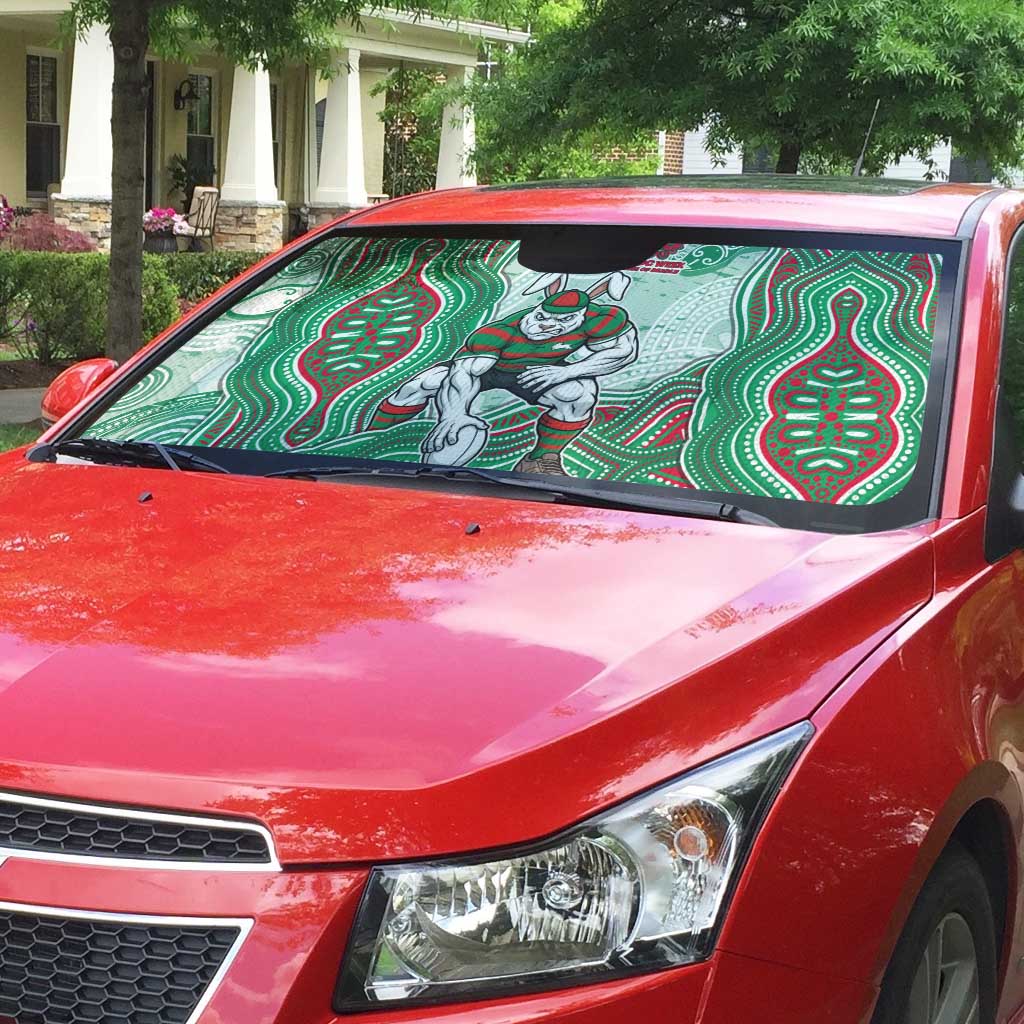 South Sydney Rabbitohs NAIDOC Week 2026 Auto Sun Shade First Nations of Australia Aboriginal Mascot Rugby