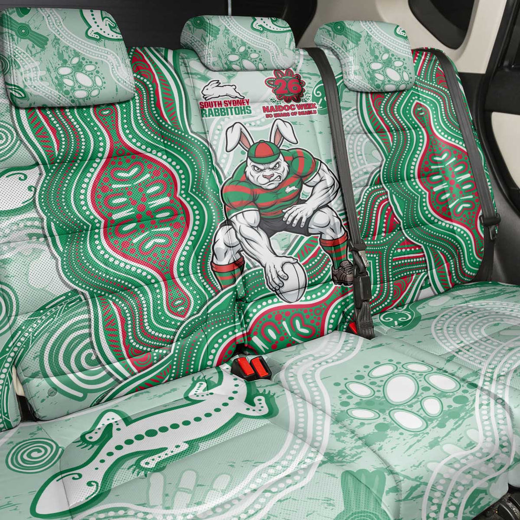 South Sydney Rabbitohs NAIDOC Week 2026 Back Car Seat Cover First Nations of Australia Aboriginal Mascot Rugby