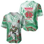 South Sydney Rabbitohs NAIDOC Week 2026 Baseball Jersey First Nations of Australia Aboriginal Mascot Rugby