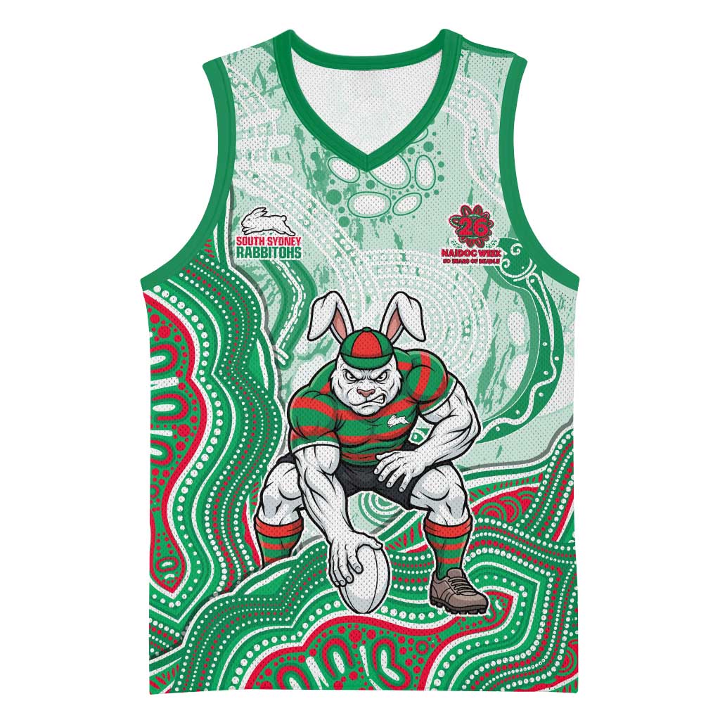 South Sydney Rabbitohs NAIDOC Week 2026 Basketball Jersey First Nations of Australia Aboriginal Mascot Rugby