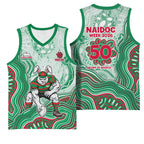 South Sydney Rabbitohs NAIDOC Week 2026 Basketball Jersey First Nations of Australia Aboriginal Mascot Rugby