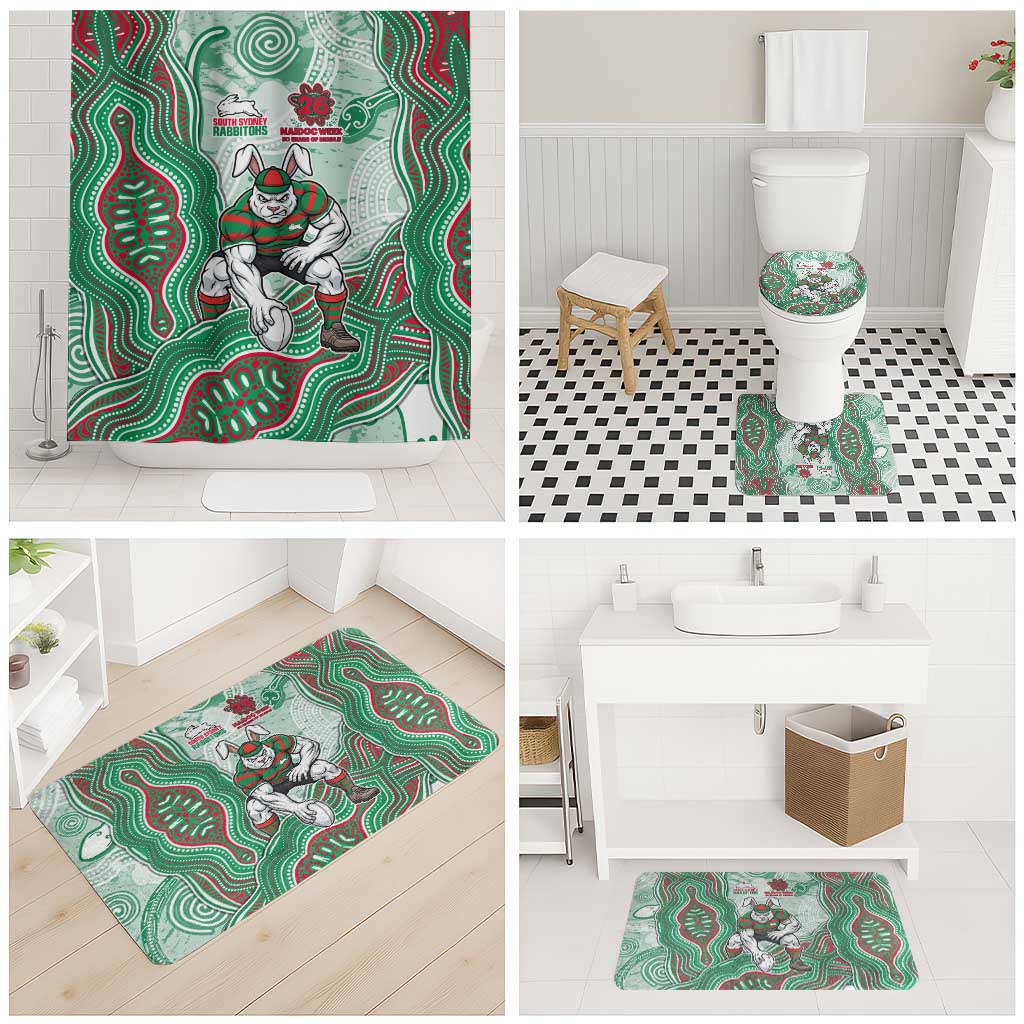 South Sydney Rabbitohs NAIDOC Week 2026 Bathroom Set First Nations of Australia Aboriginal Mascot Rugby
