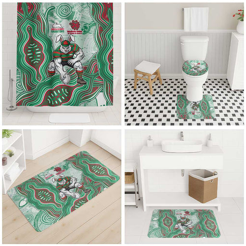 South Sydney Rabbitohs NAIDOC Week 2026 Bathroom Set First Nations of Australia Aboriginal Mascot Rugby