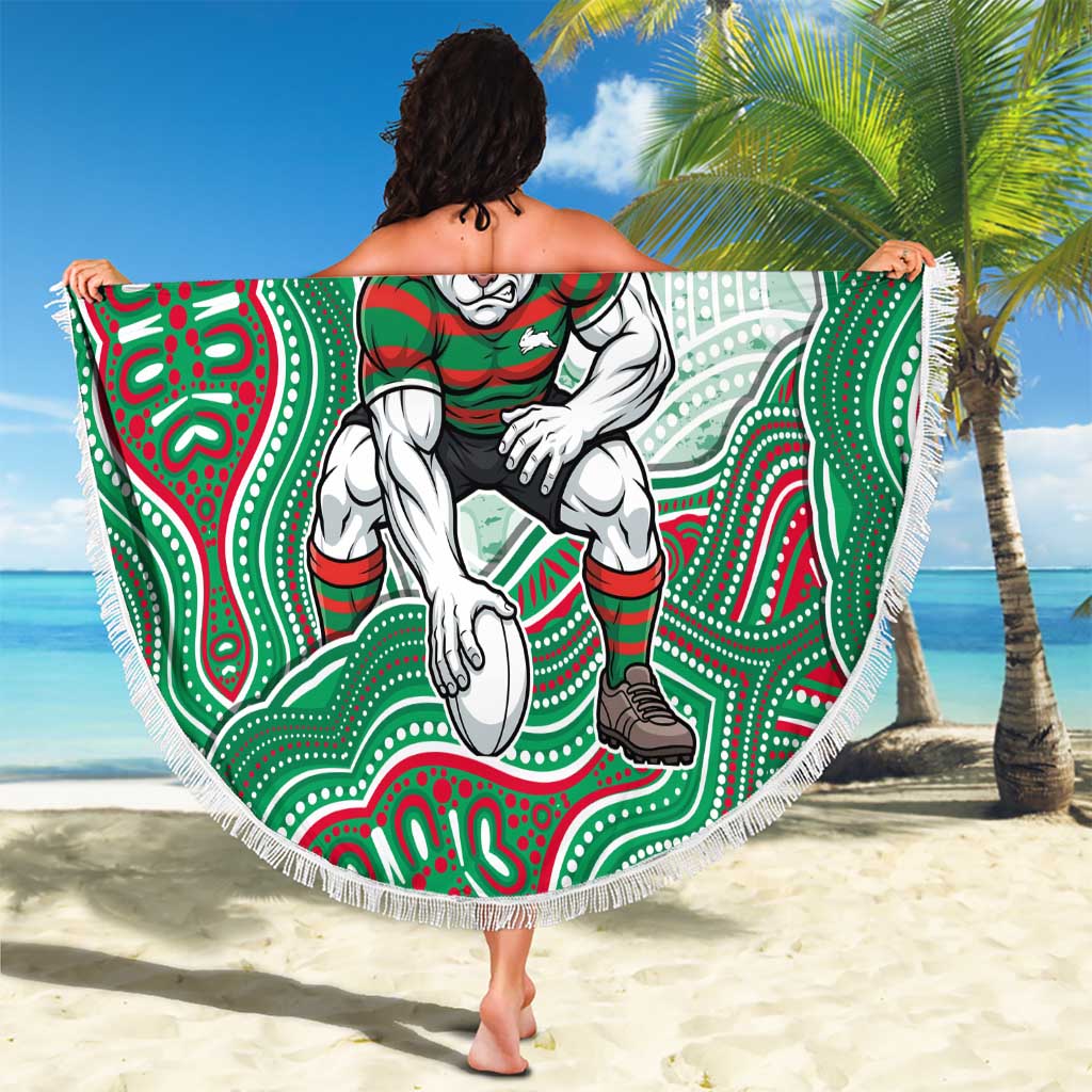 South Sydney Rabbitohs NAIDOC Week 2026 Beach Blanket First Nations of Australia Aboriginal Mascot Rugby
