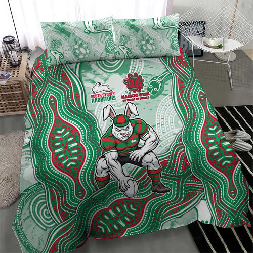 South Sydney Rabbitohs NAIDOC Week 2026 Bedding Set First Nations of Australia Aboriginal Mascot Rugby