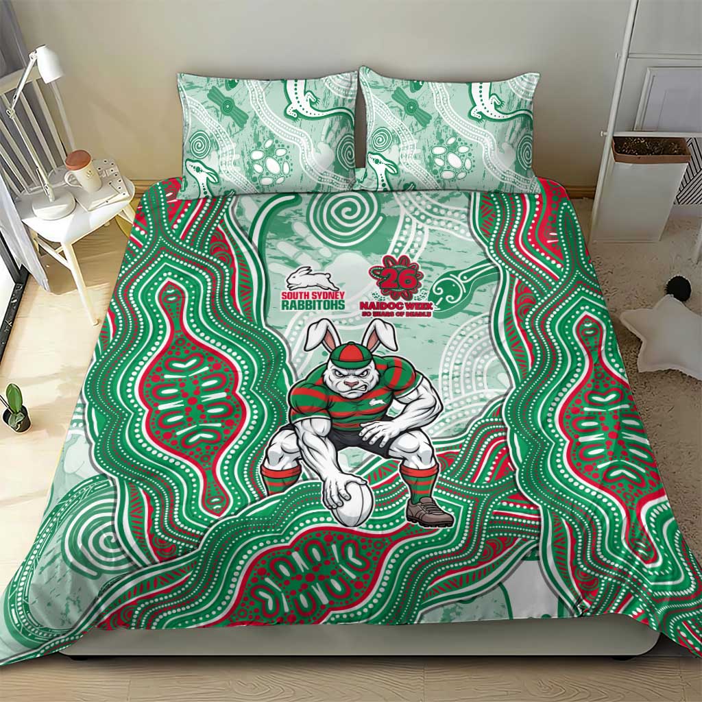 South Sydney Rabbitohs NAIDOC Week 2026 Bedding Set First Nations of Australia Aboriginal Mascot Rugby