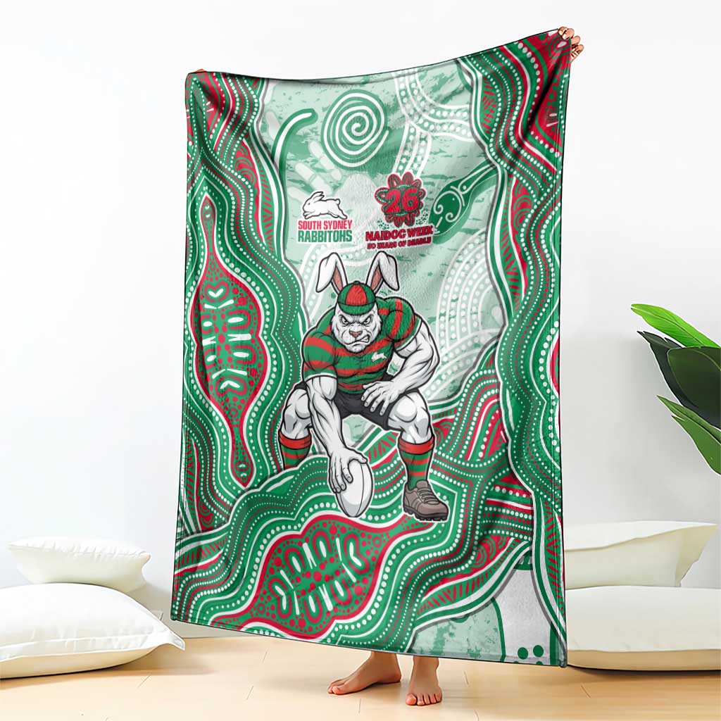 South Sydney Rabbitohs NAIDOC Week 2026 Blanket First Nations of Australia Aboriginal Mascot Rugby