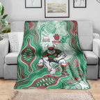 South Sydney Rabbitohs NAIDOC Week 2026 Blanket First Nations of Australia Aboriginal Mascot Rugby
