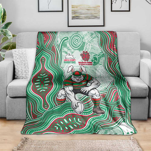 South Sydney Rabbitohs NAIDOC Week 2026 Blanket First Nations of Australia Aboriginal Mascot Rugby