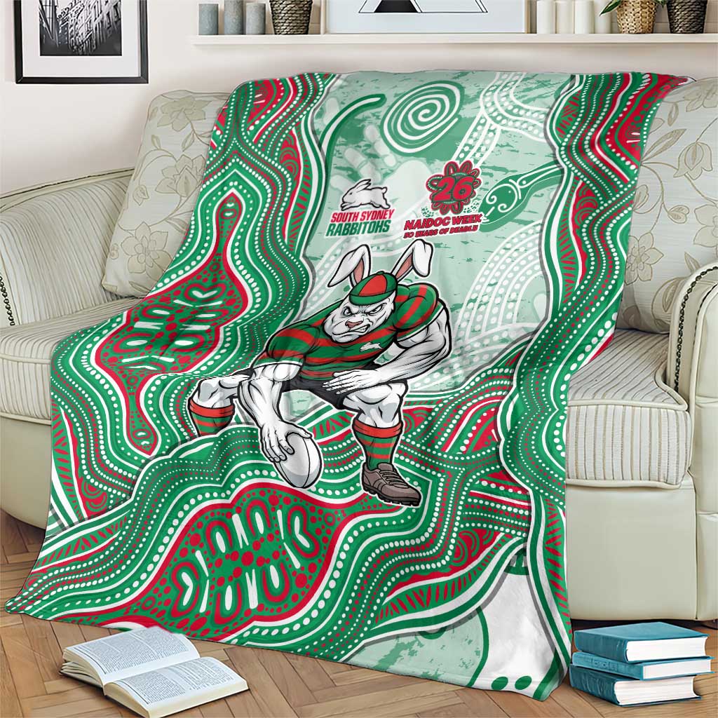 South Sydney Rabbitohs NAIDOC Week 2026 Blanket First Nations of Australia Aboriginal Mascot Rugby