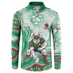 South Sydney Rabbitohs NAIDOC Week 2026 Button Sweatshirt First Nations of Australia Aboriginal Mascot Rugby
