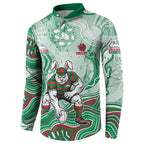 South Sydney Rabbitohs NAIDOC Week 2026 Button Sweatshirt First Nations of Australia Aboriginal Mascot Rugby