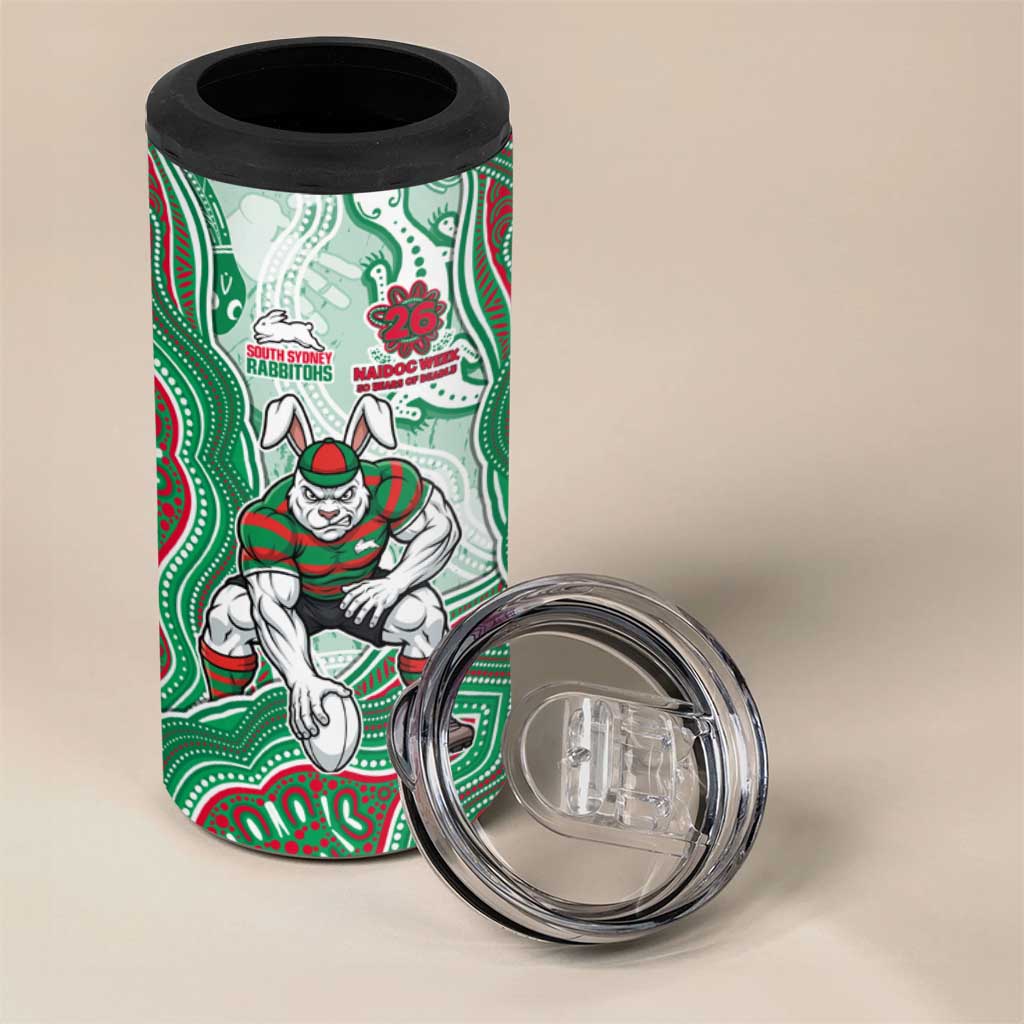 South Sydney Rabbitohs NAIDOC Week 2026 4 in 1 Can Cooler Tumbler First Nations of Australia Aboriginal Mascot Rugby