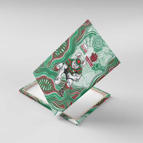 South Sydney Rabbitohs NAIDOC Week 2026 Canvas Wall Art First Nations of Australia Aboriginal Mascot Rugby