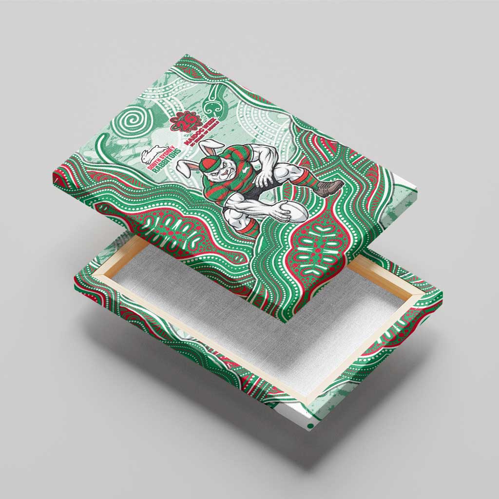 South Sydney Rabbitohs NAIDOC Week 2026 Canvas Wall Art First Nations of Australia Aboriginal Mascot Rugby