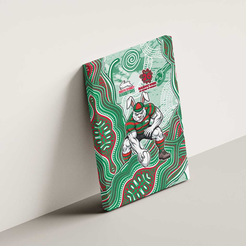 South Sydney Rabbitohs NAIDOC Week 2026 Canvas Wall Art First Nations of Australia Aboriginal Mascot Rugby