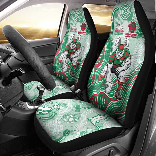 South Sydney Rabbitohs NAIDOC Week 2026 Car Seat Cover First Nations of Australia Aboriginal Mascot Rugby