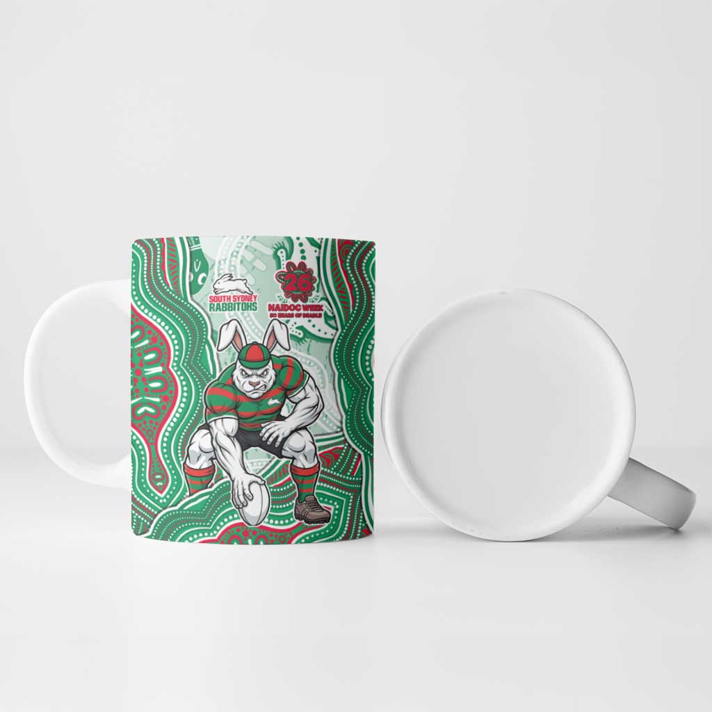 South Sydney Rabbitohs NAIDOC Week 2026 Ceramic Mug First Nations of Australia Aboriginal Mascot Rugby