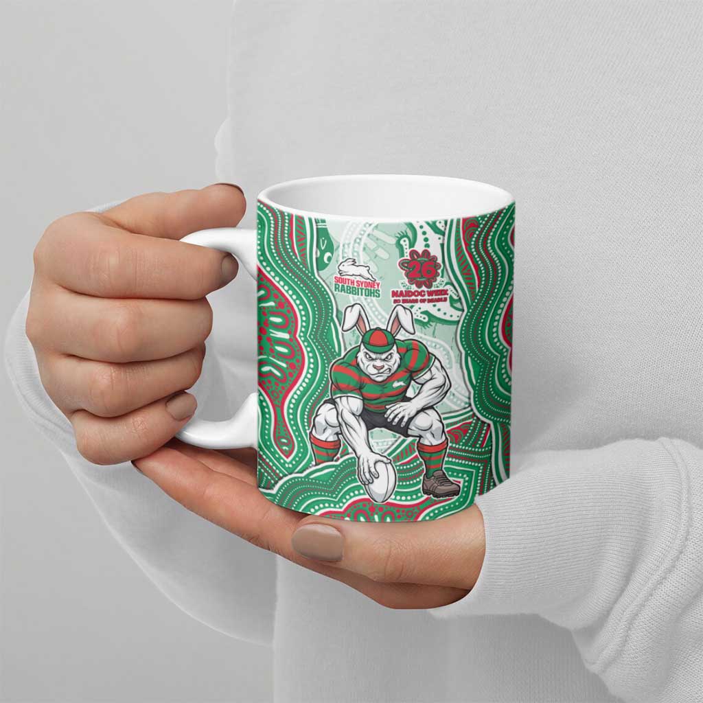 South Sydney Rabbitohs NAIDOC Week 2026 Ceramic Mug First Nations of Australia Aboriginal Mascot Rugby